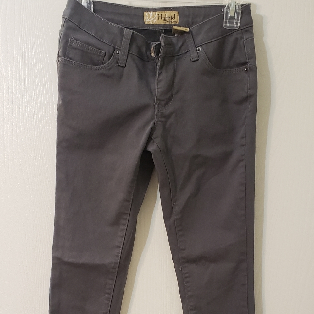 NWOT gray denim lower rise slim fit jeans